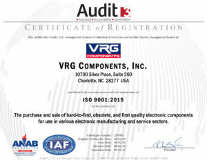 VRG Certificate